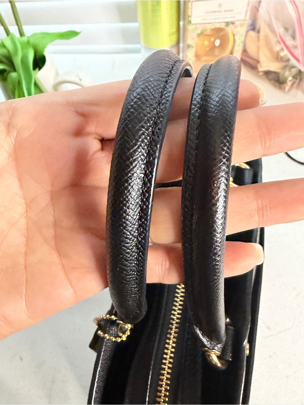 Coach mini crossbody black pebbled leather - Picture 7 of 9